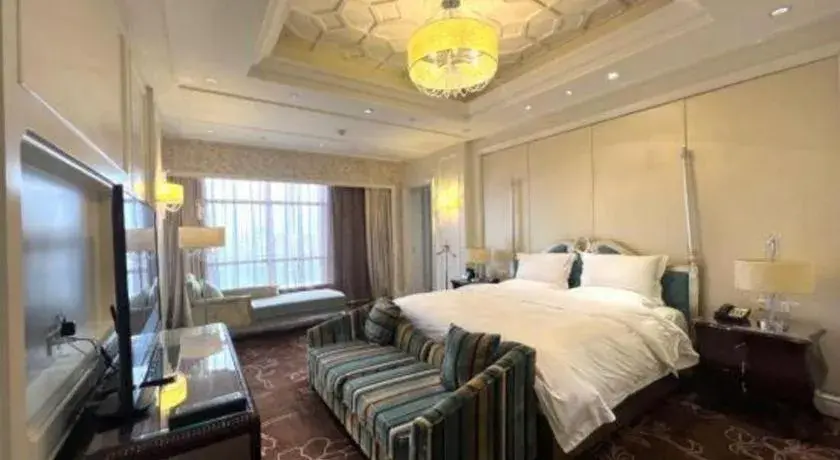 Bed in Yuncheng Jianguo Hotel Bed in Yuncheng Jianguo Hotel