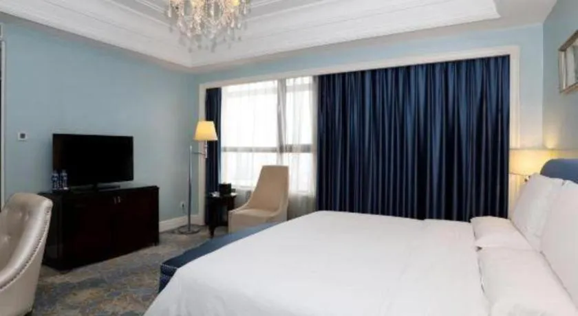 Bed in Yuncheng Jianguo Hotel