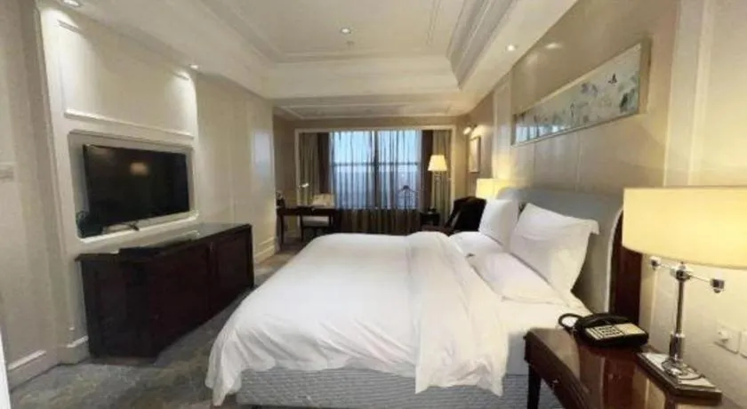 Bed in Yuncheng Jianguo Hotel