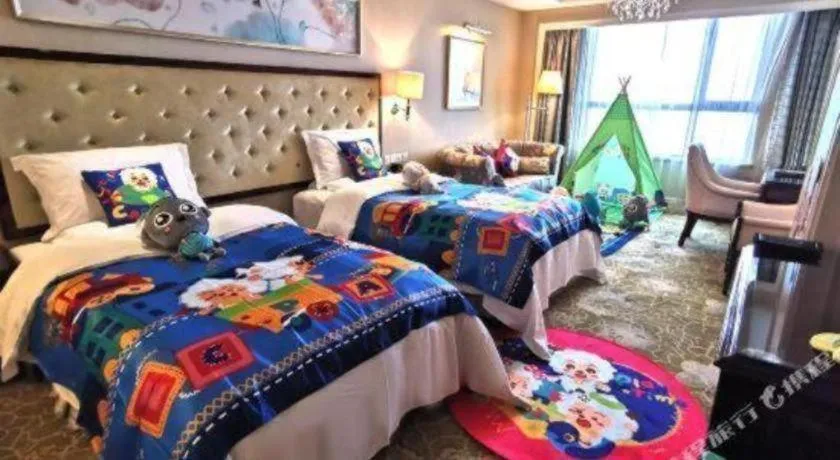 Bed in Yuncheng Jianguo Hotel