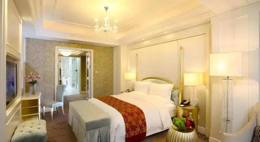 Bed in Yuncheng Jianguo Hotel Bed in Yuncheng Jianguo Hotel