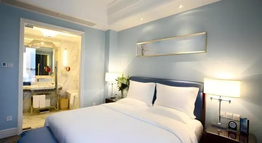 Bed in Yuncheng Jianguo Hotel Bed in Yuncheng Jianguo Hotel