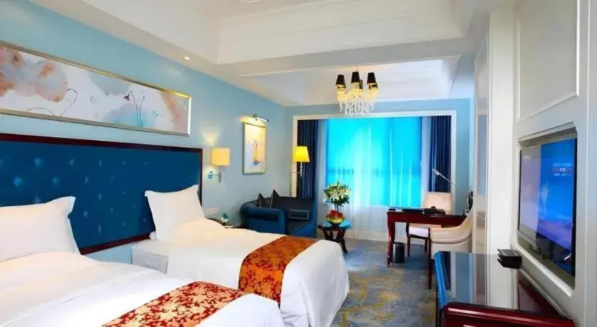 Bed in Yuncheng Jianguo Hotel Bed in Yuncheng Jianguo Hotel