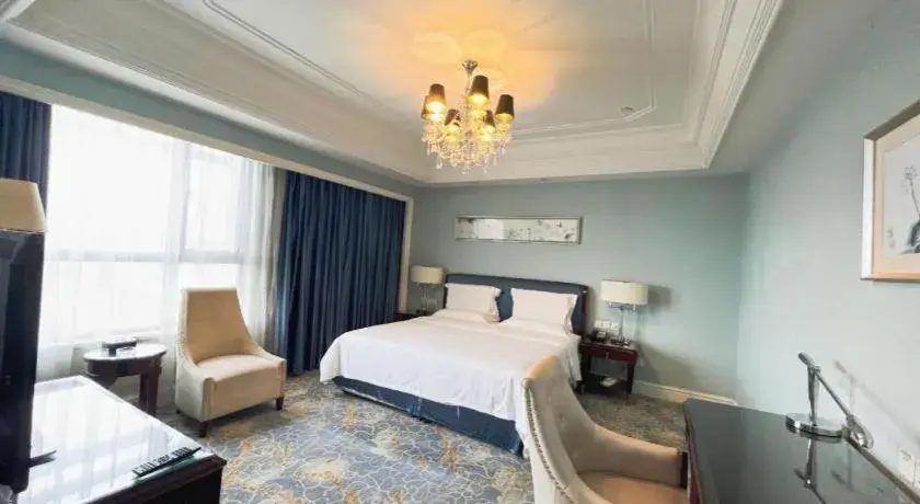 Bed in Yuncheng Jianguo Hotel Bed in Yuncheng Jianguo Hotel