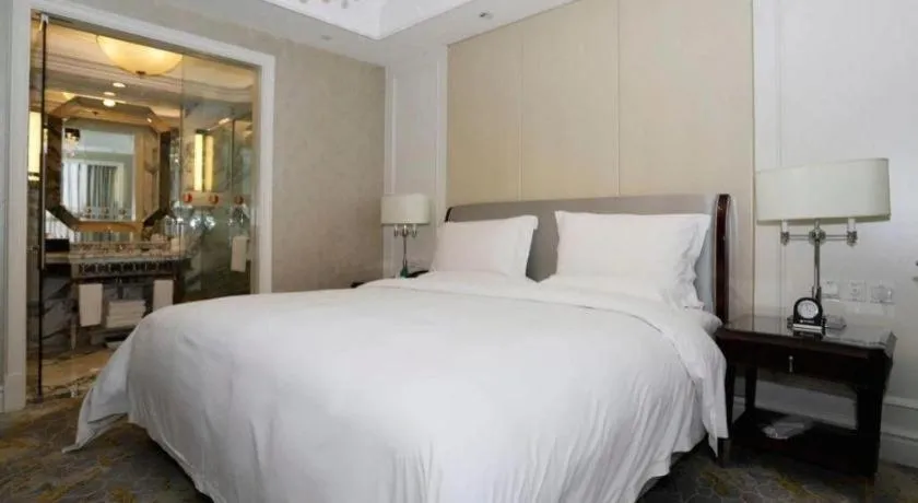 Bed in Yuncheng Jianguo Hotel