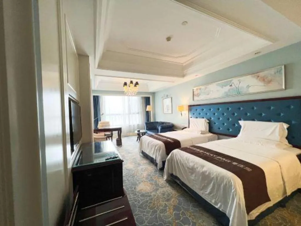 Bed in Yuncheng Jianguo Hotel