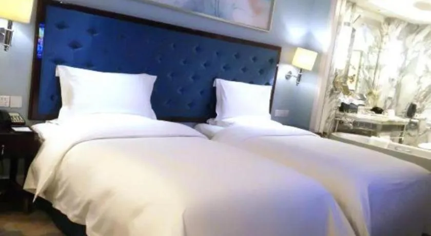 Bed in Yuncheng Jianguo Hotel