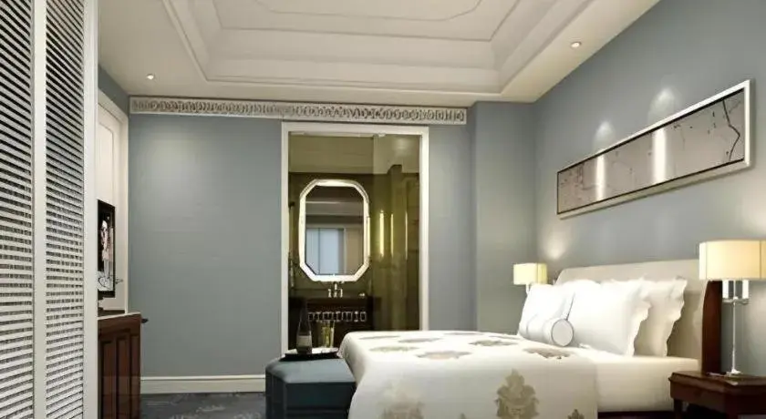 Bed in Yuncheng Jianguo Hotel Bed in Yuncheng Jianguo Hotel