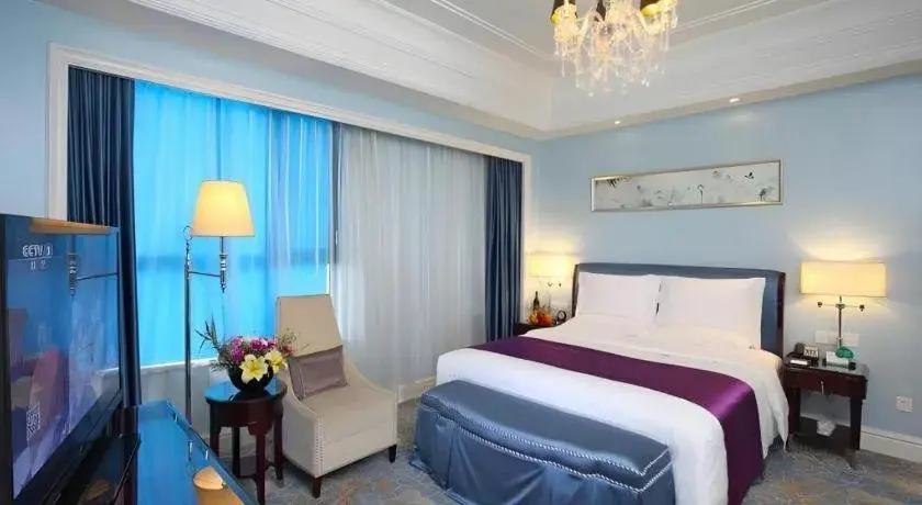 Bed in Yuncheng Jianguo Hotel Bed in Yuncheng Jianguo Hotel