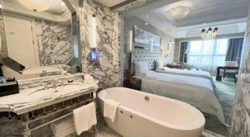 Bed in Yuncheng Jianguo Hotel Bed in Yuncheng Jianguo Hotel