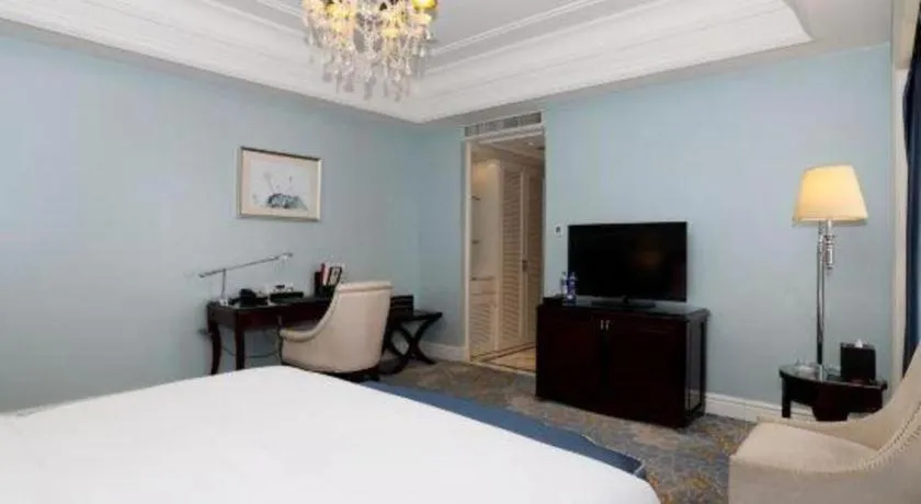 Bed in Yuncheng Jianguo Hotel