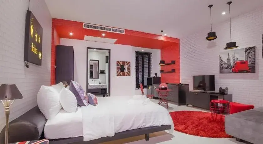 Bed in The Blue Sky Resort @ Hua Hin Bed in The Blue Sky Resort @ Hua Hin