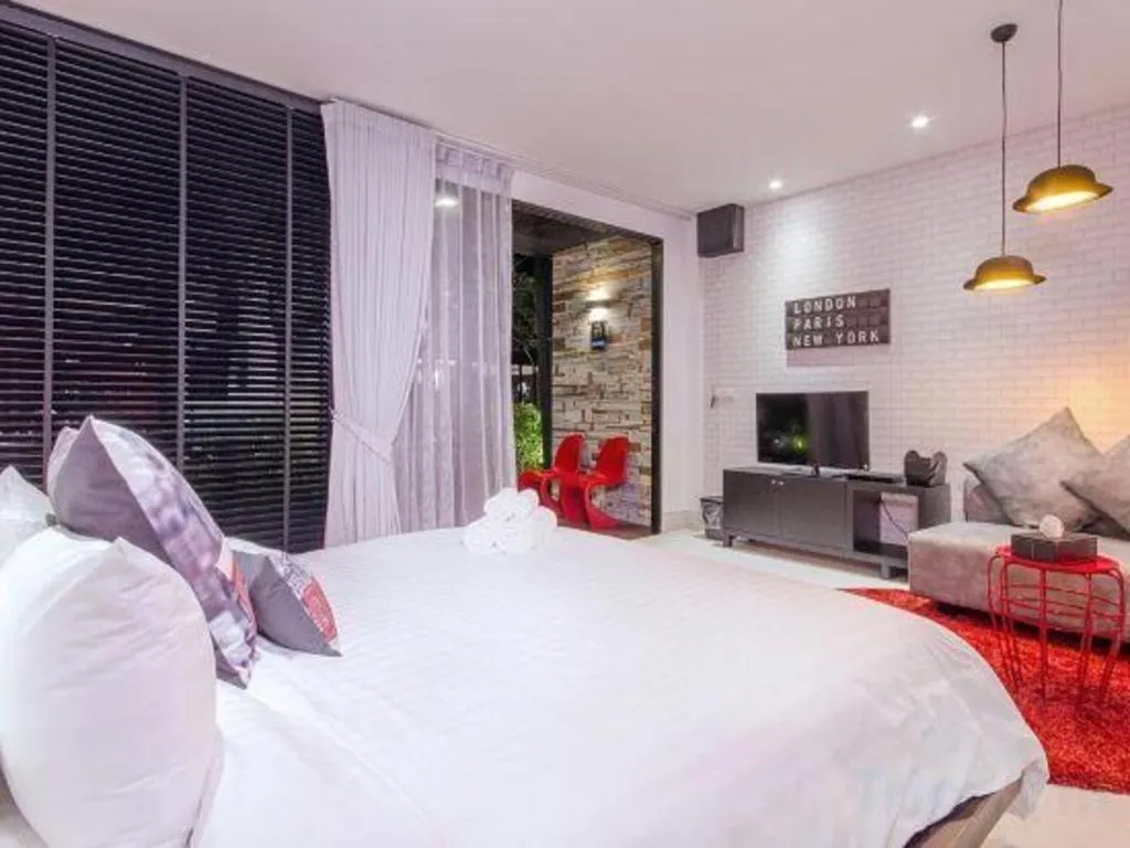 Bed in The Blue Sky Resort @ Hua Hin