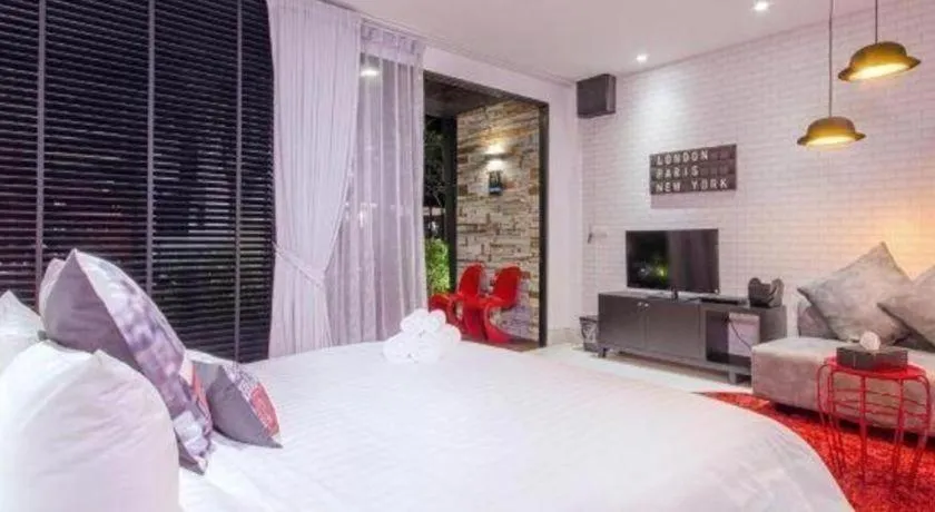 Bed in The Blue Sky Resort @ Hua Hin