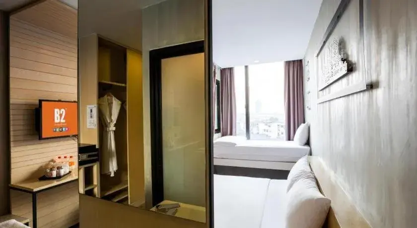 Bed in B2 South Pattaya Premier Hotel Bed in B2 South Pattaya Premier Hotel