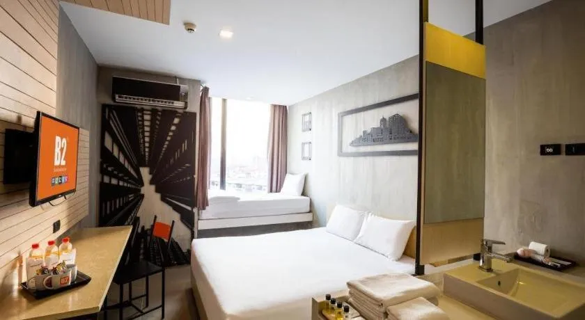 Bed in B2 South Pattaya Premier Hotel