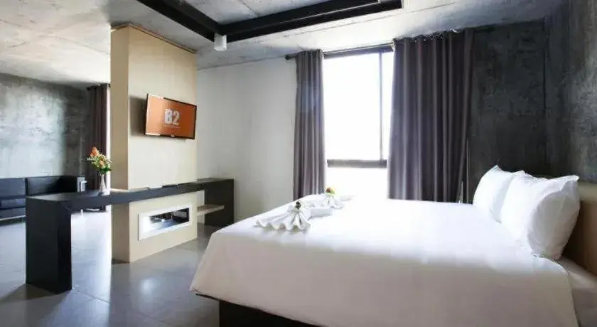 Bed in B2 South Pattaya Premier Hotel Bed in B2 South Pattaya Premier Hotel
