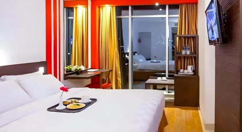Bed in Redstar Hotel Jakarta