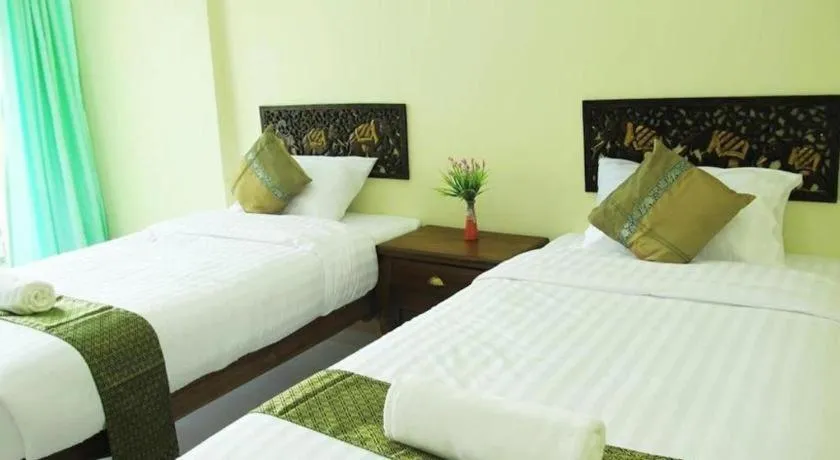 Bed in Baan Maesot Boutique Resort
