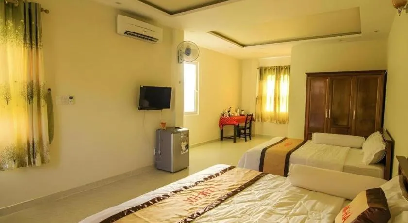 Bed in Lam Ha Resort