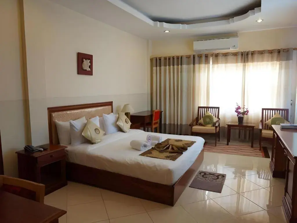 Bed in New Rose Boutique Hotel Bed in New Rose Boutique Hotel