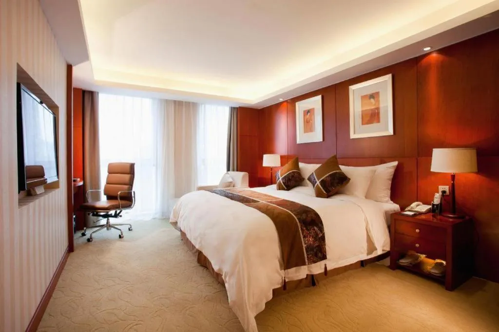 Bed in Xian Qujiang Yinzuo Hotel