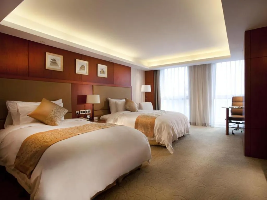 Bed in Xian Qujiang Yinzuo Hotel