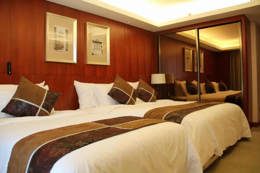 Bed in Xian Qujiang Yinzuo Hotel