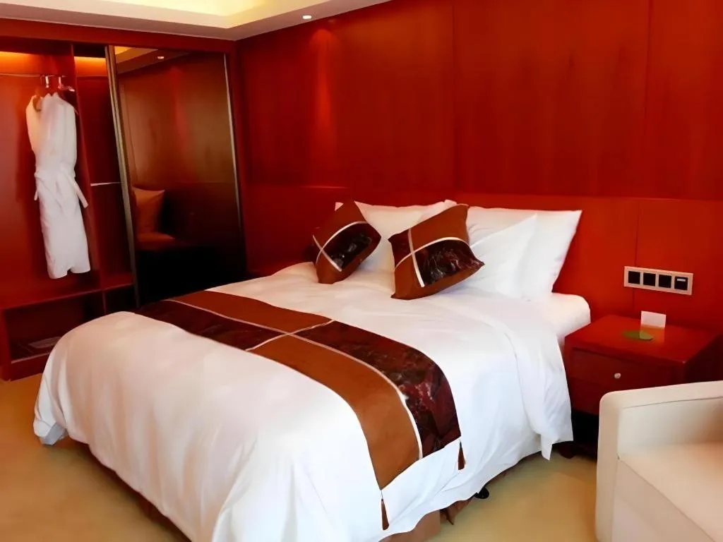 Bed in Xian Qujiang Yinzuo Hotel