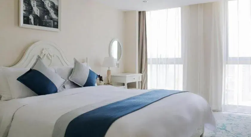 Bed in Xian Qujiang Yinzuo Hotel Bed in Xian Qujiang Yinzuo Hotel