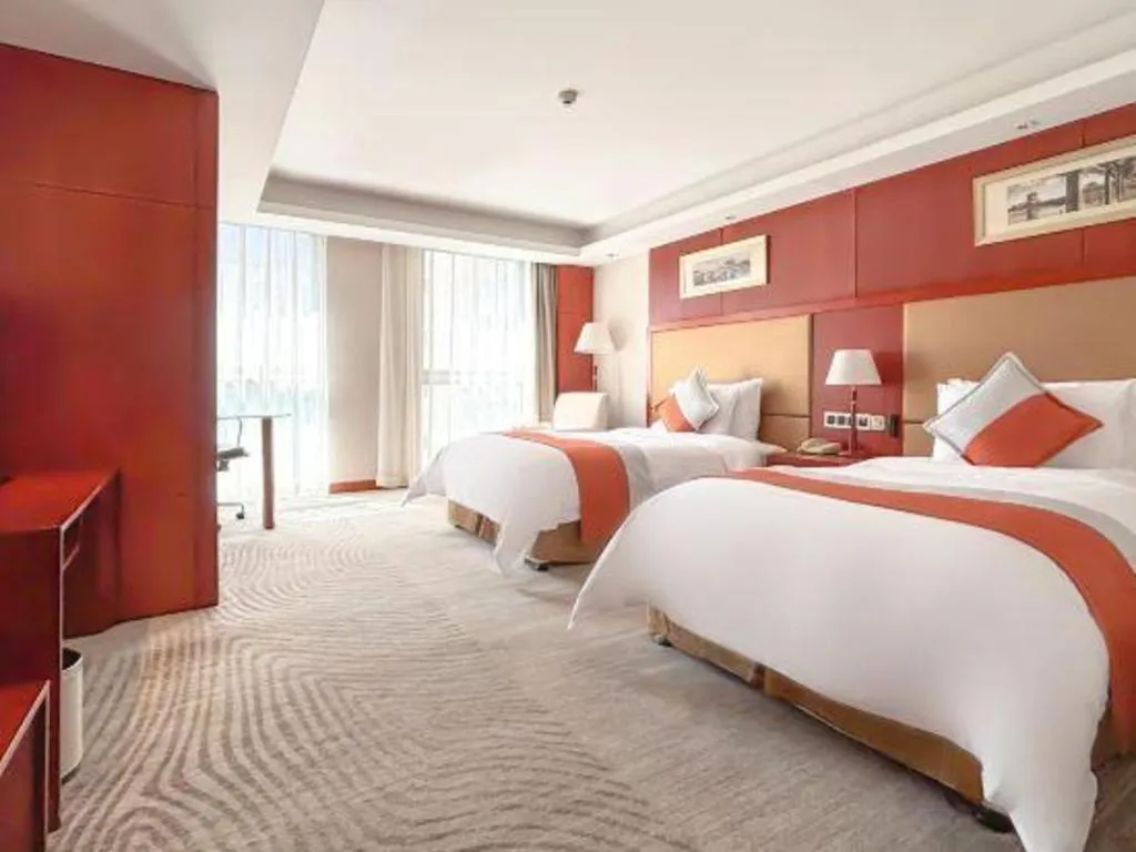 Bed in Xian Qujiang Yinzuo Hotel