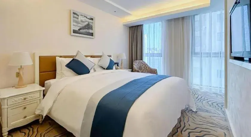 Bed in Xian Qujiang Yinzuo Hotel Bed in Xian Qujiang Yinzuo Hotel