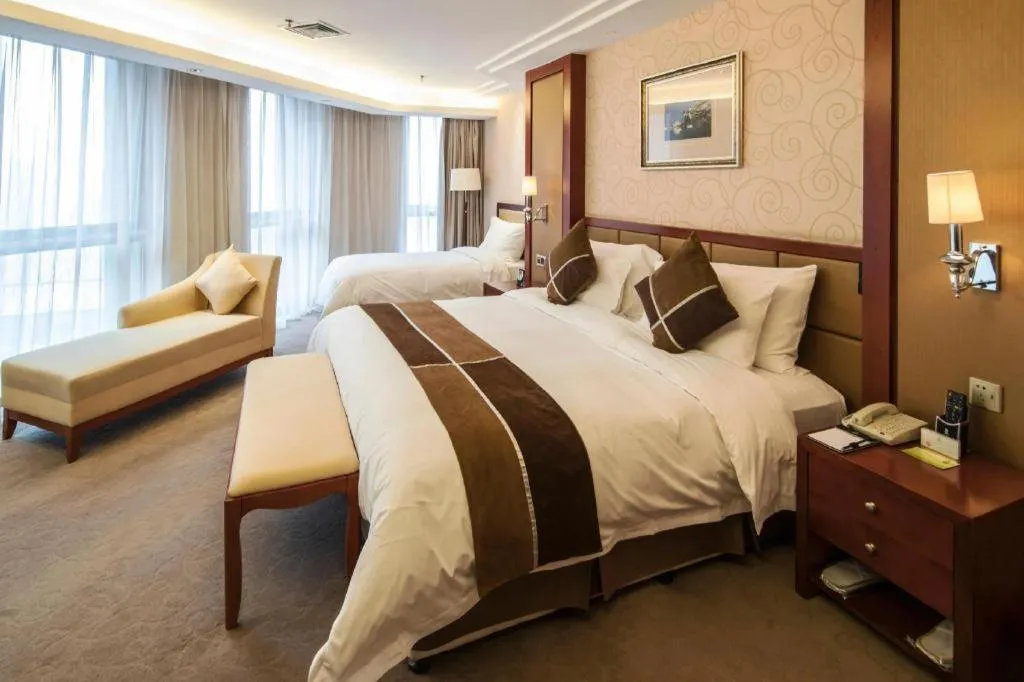 Bed in Xian Qujiang Yinzuo Hotel