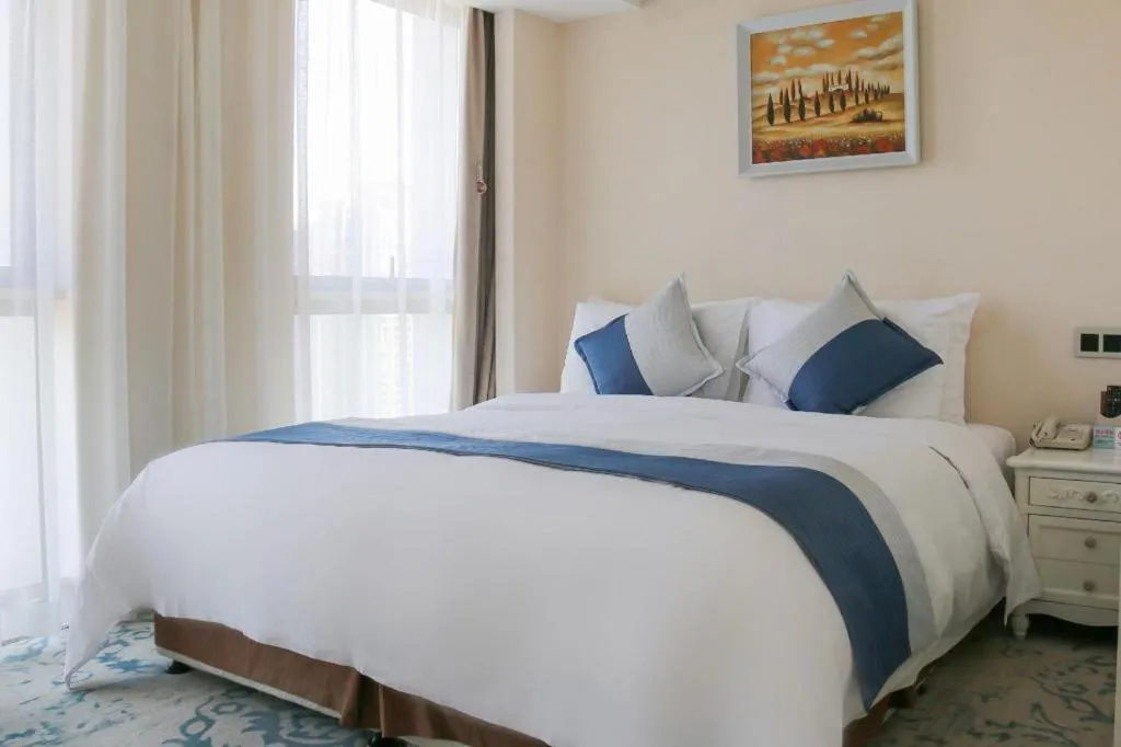 Bed in Xian Qujiang Yinzuo Hotel