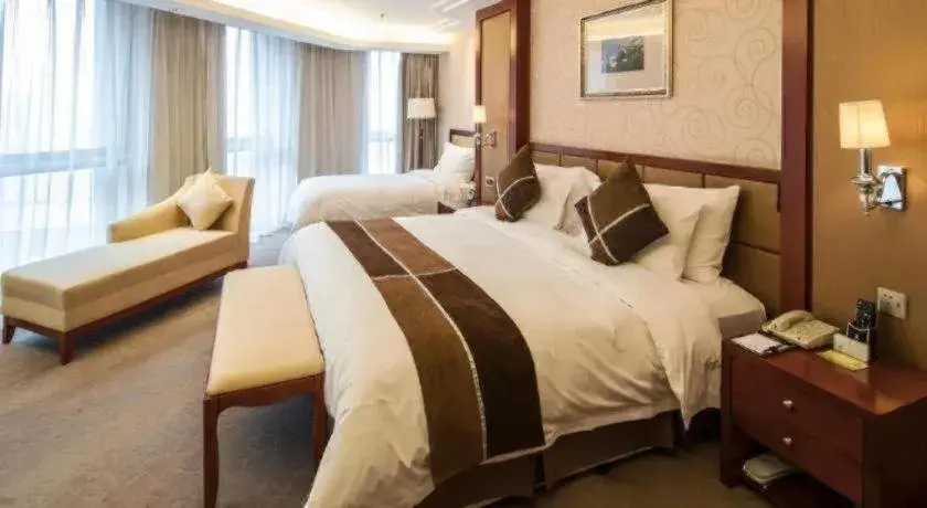 Bed in Xian Qujiang Yinzuo Hotel Bed in Xian Qujiang Yinzuo Hotel