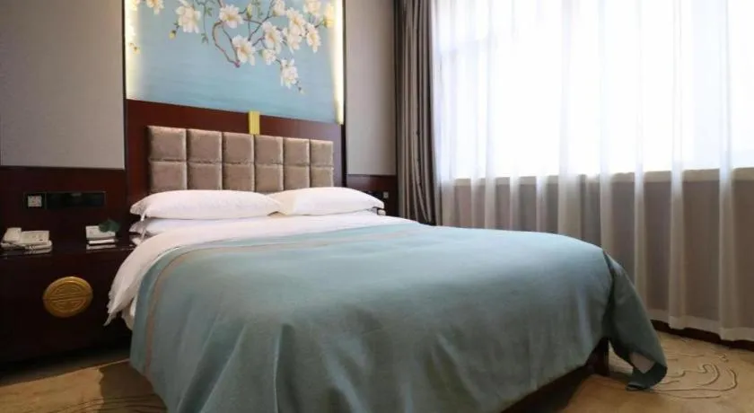 Bed in Lanzhou Hualian Hotel