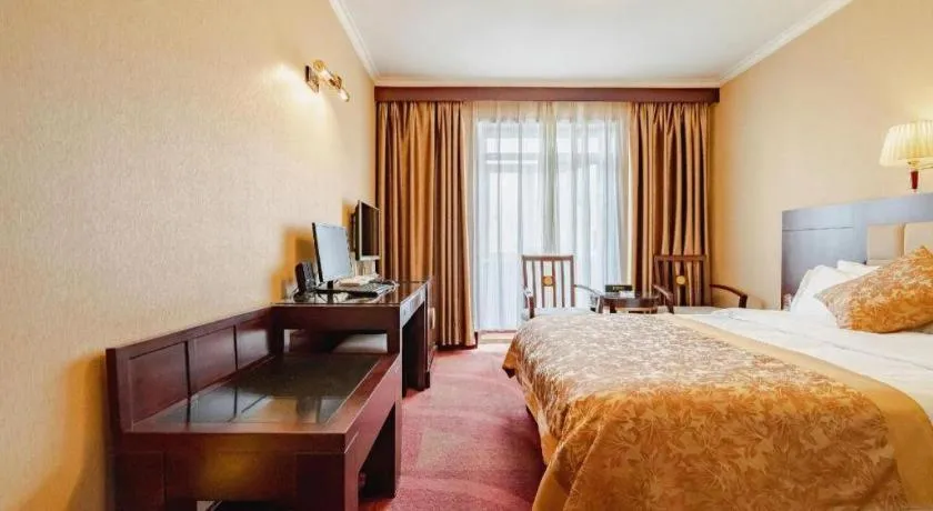 Bed in Lanzhou Hualian Hotel