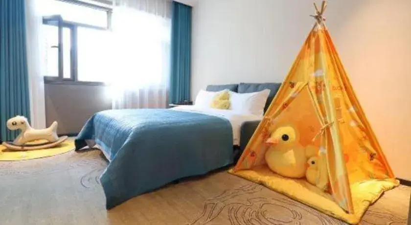 Bed in Lanzhou Hualian Hotel Bed in Lanzhou Hualian Hotel