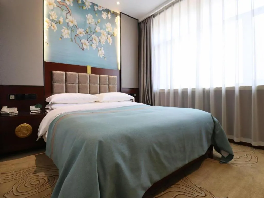 Bed in Lanzhou Hualian Hotel