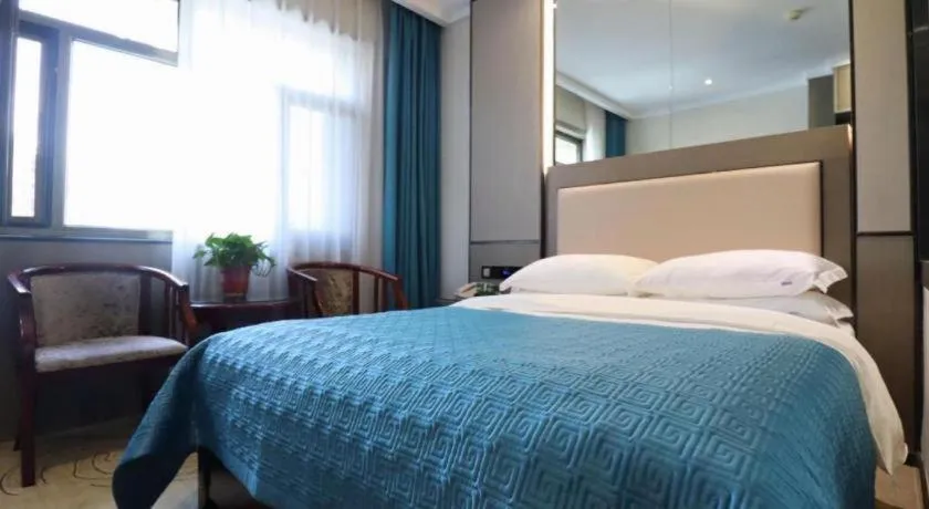 Bed in Lanzhou Hualian Hotel