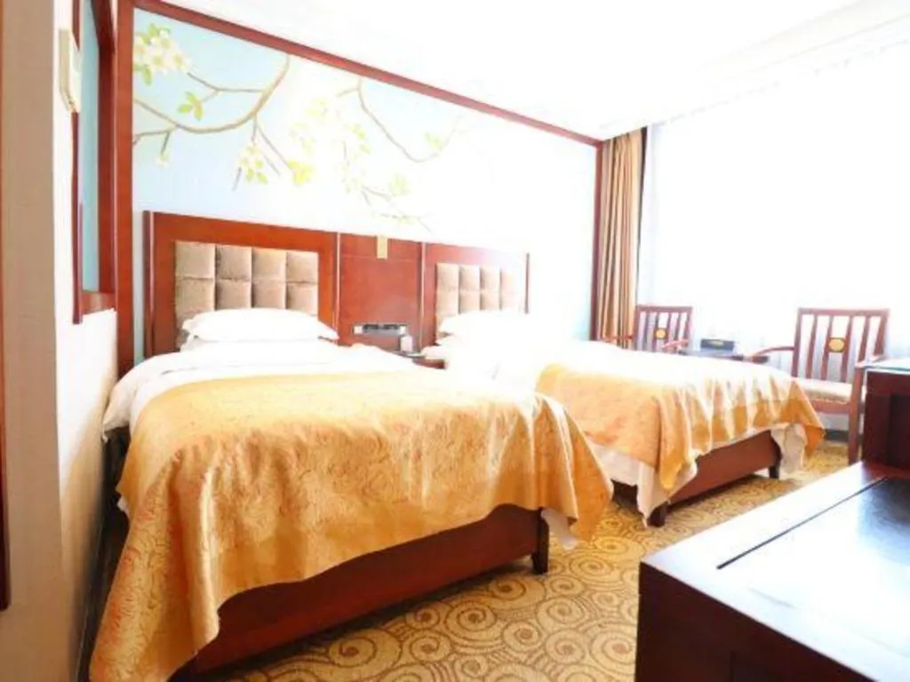 Bed in Lanzhou Hualian Hotel