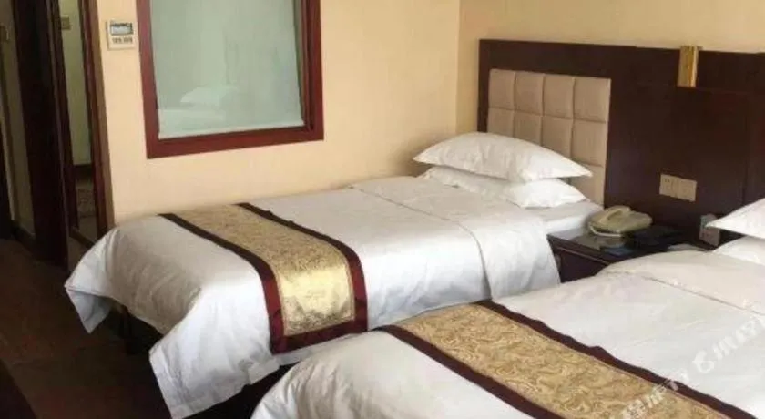 Bed in Lanzhou Hualian Hotel