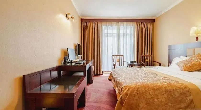 Bed in Lanzhou Hualian Hotel Bed in Lanzhou Hualian Hotel