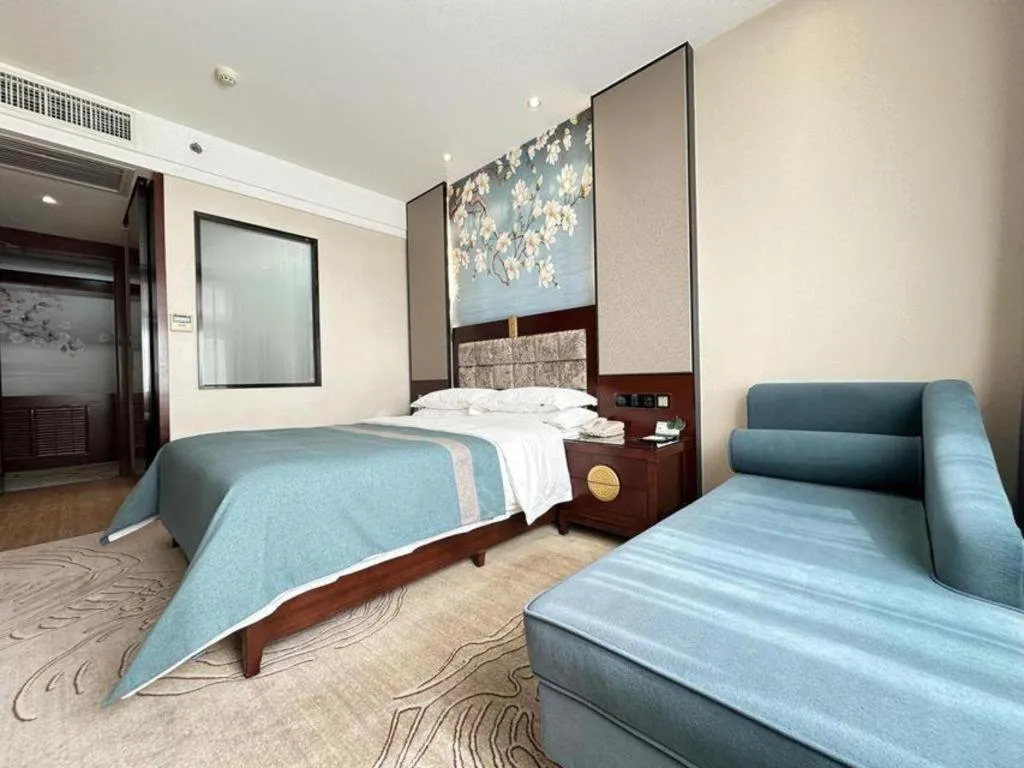 Bed in Lanzhou Hualian Hotel