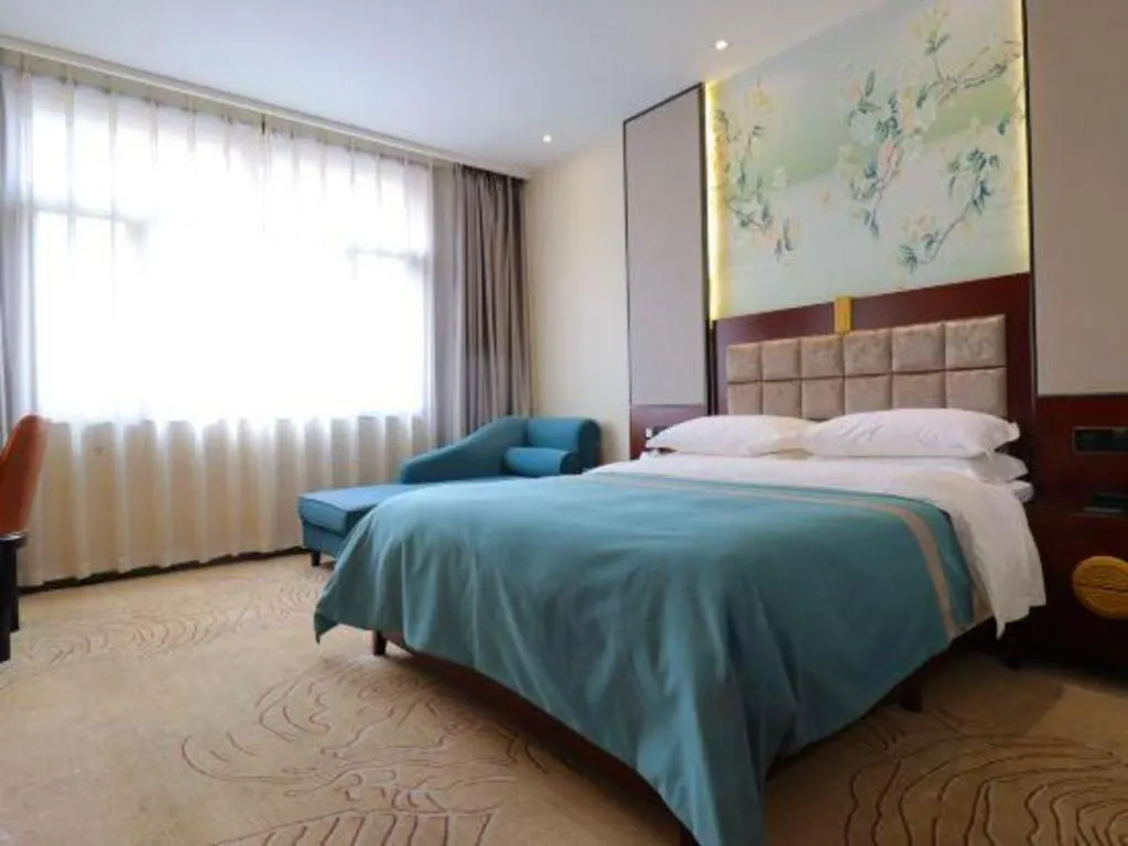 Bed in Lanzhou Hualian Hotel