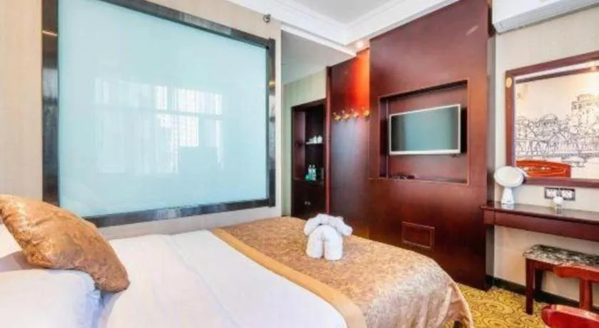 Bed in Lanzhou Hualian Hotel