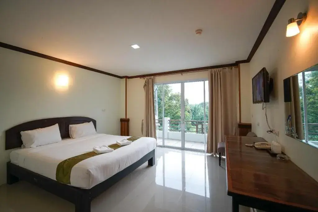 Bed in Sea Mountain Khanom Hotel Bed in Sea Mountain Khanom Hotel