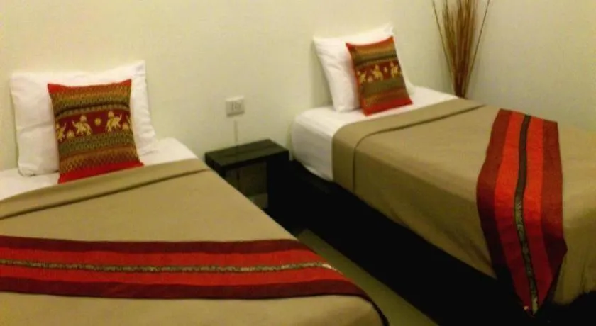 Bed in Suanlamyai Resort