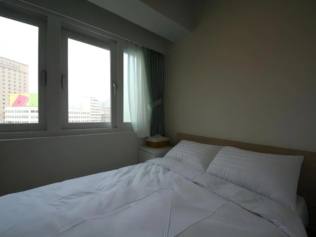 Bed in Wons Ville Myeongdong Hotel