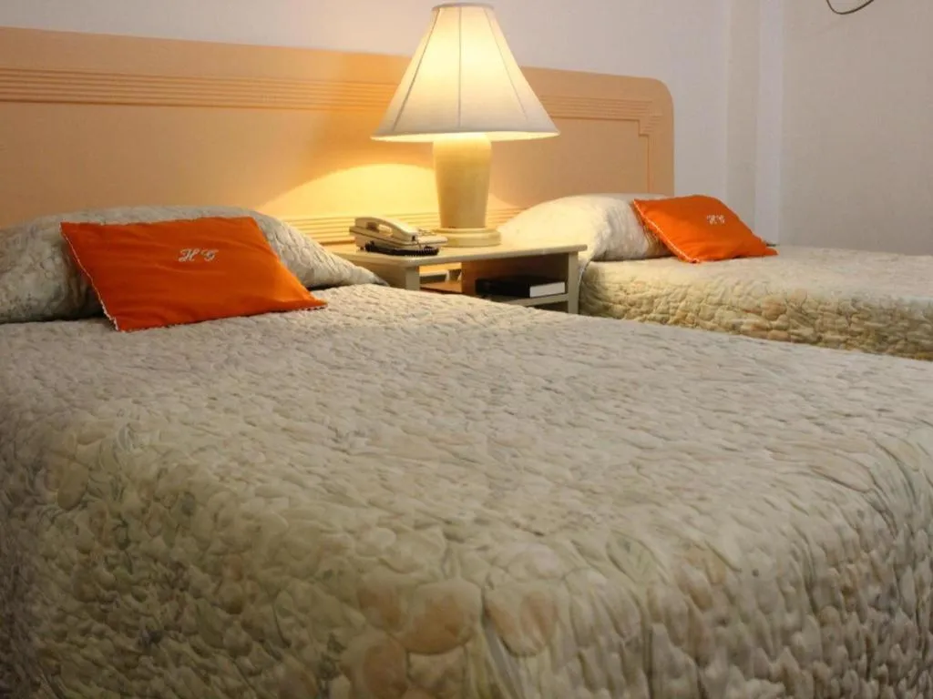 Bed in Hotel Galleria